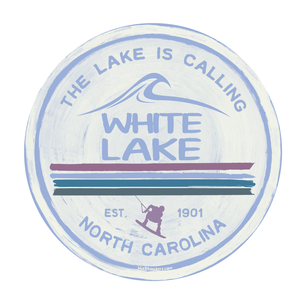 White Lake Sticker - The Lake Is Calling