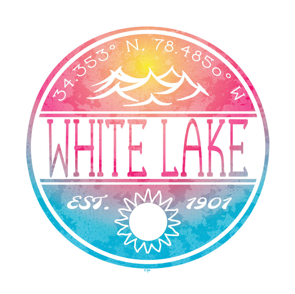 White Lake Sticker - Lens Flare Screen