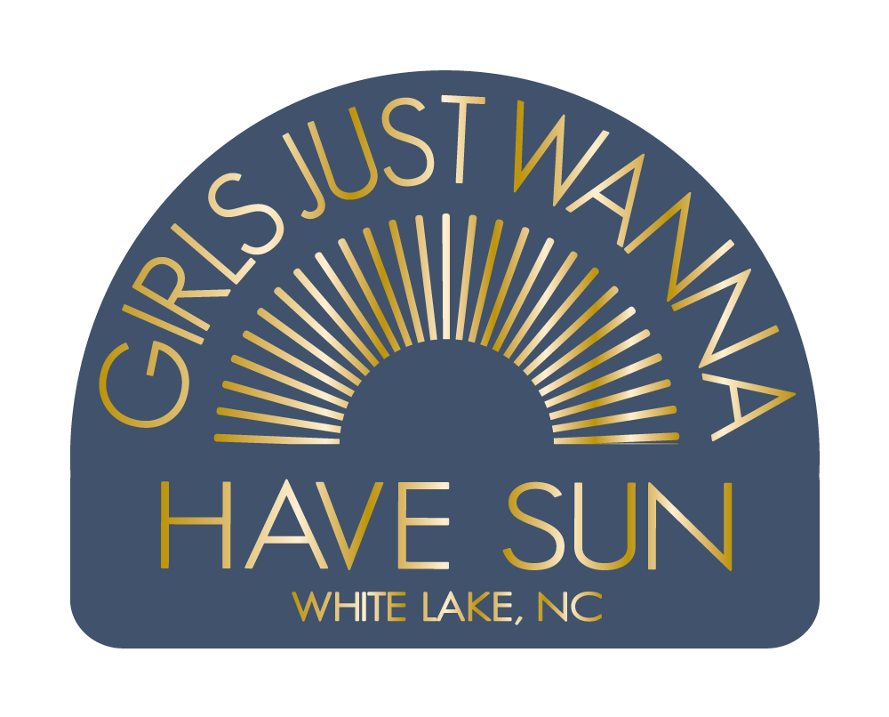 White Lake Sticker - Belladeon Sun Foil