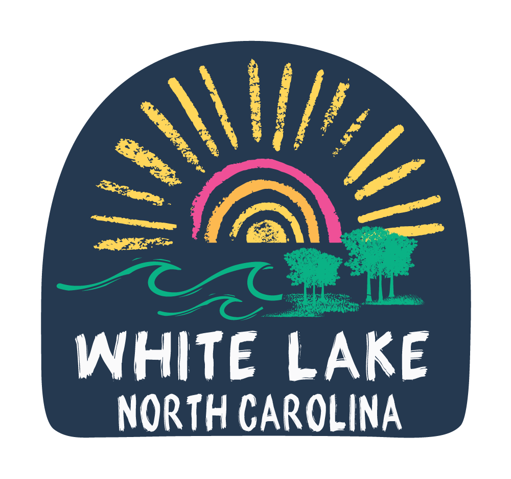White Lake Sticker - Aubade Cypress Trees