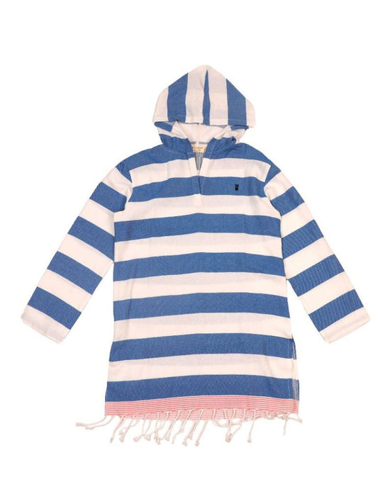 Women's Navy Striped Coverup