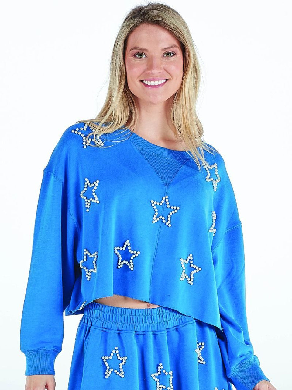 Simply Southern Piper Crewneck Pullover - Royal