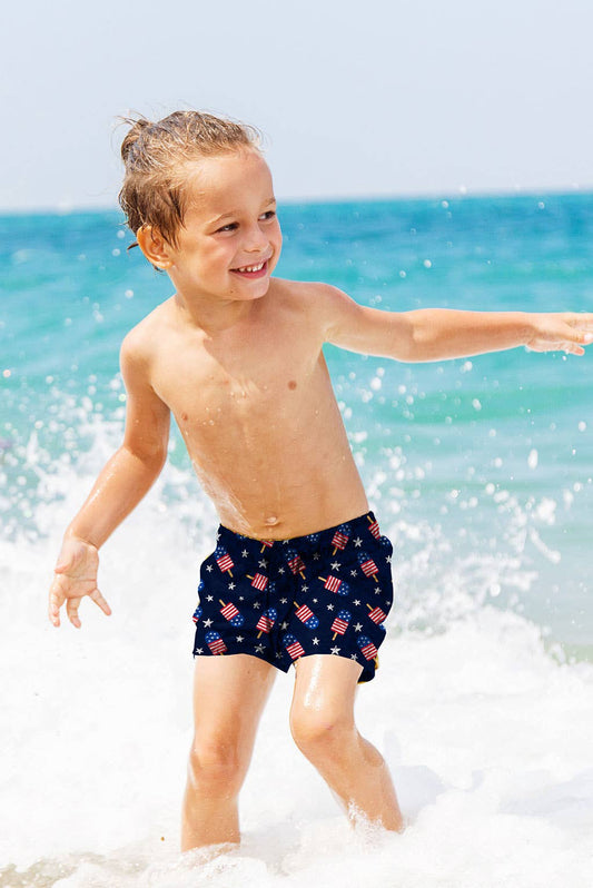 Toddler Swimsuit USA Popsicles