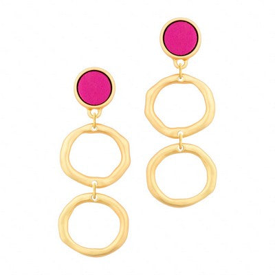 Penny Hot Pink Earrings