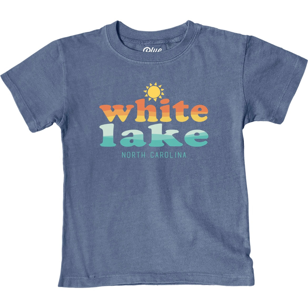 White Lake Tee Toddler - TriFlo Pacific Blue