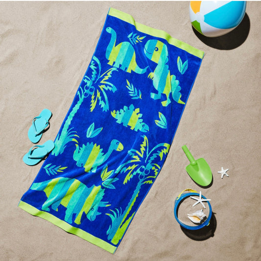 Kids Beach Towel - Jurassic Fantasic