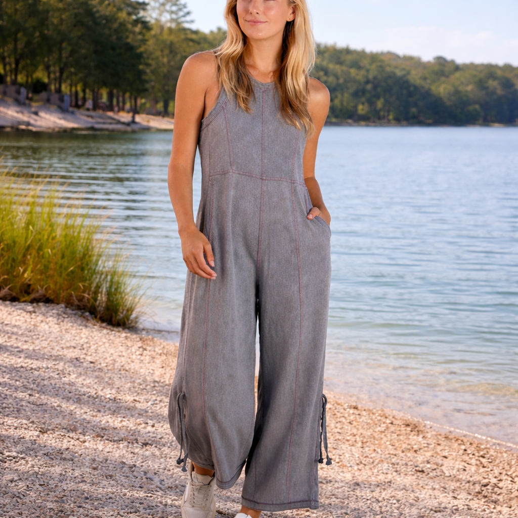 Simply Southern Jumpsuit - Grey