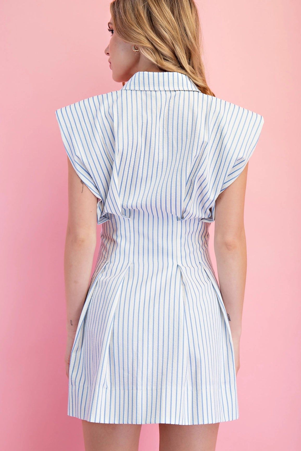 Tapered Waist Mini dress