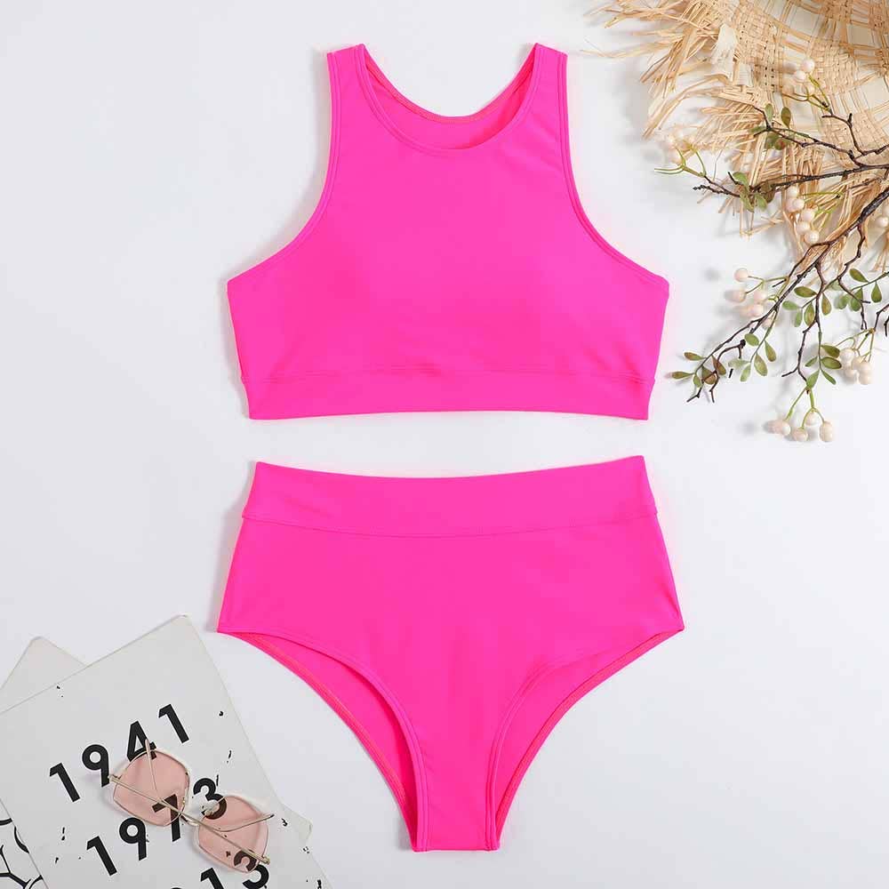 Solid Color Swimsuit