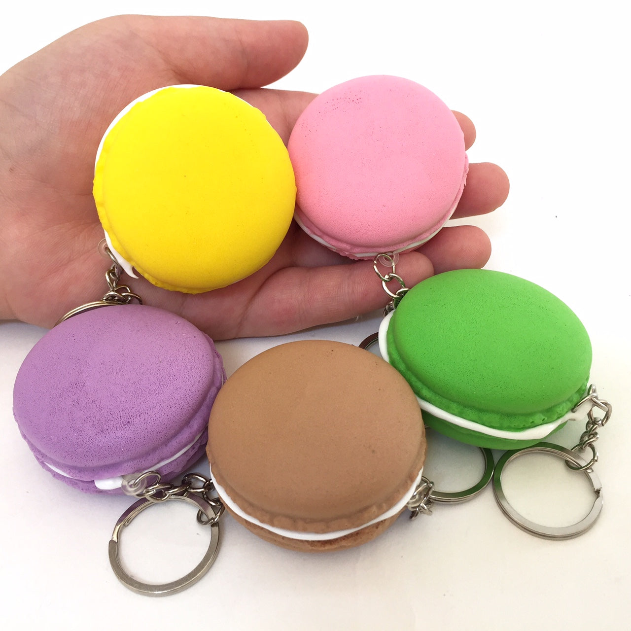 Squishy Macaroon keychain