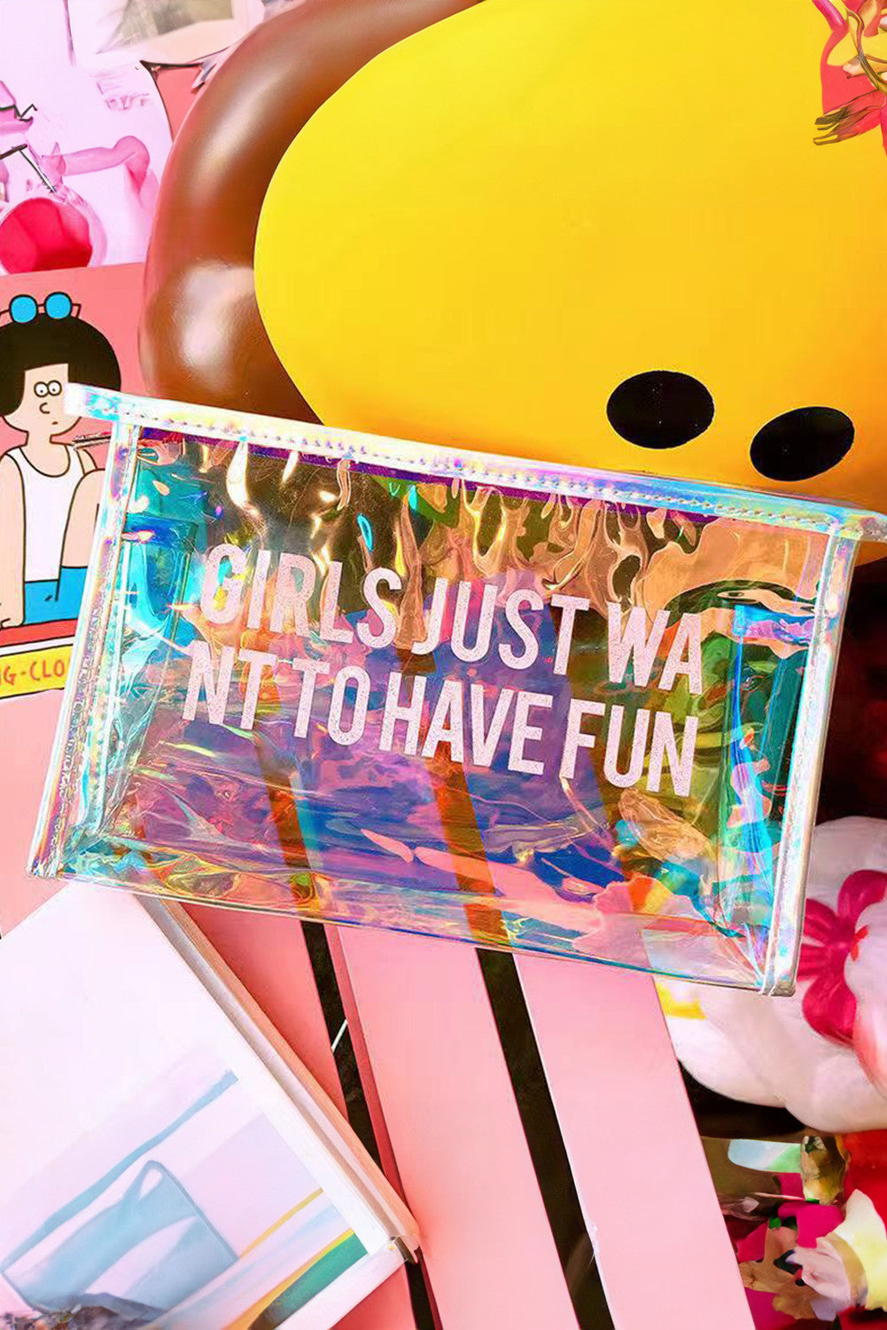 "Girls Just Want to Have Fun" Makeup Bag