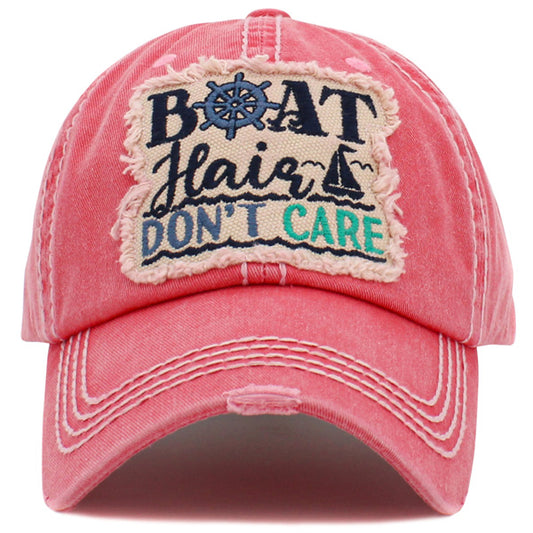 Boat Hair Don't Care Ball Cap