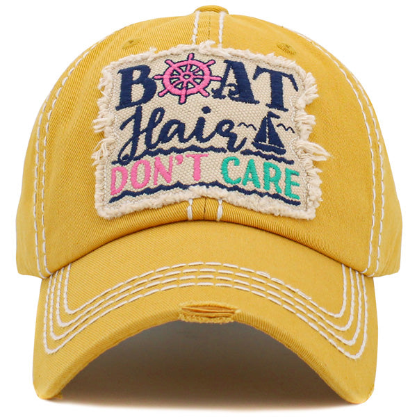 Boat Hair Don't Care Ball Cap