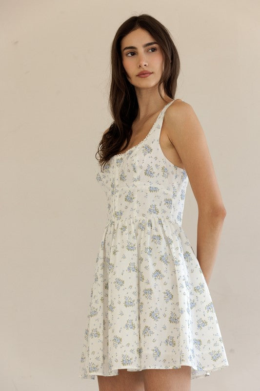 Sweetheart Neckline Ruffled Dress