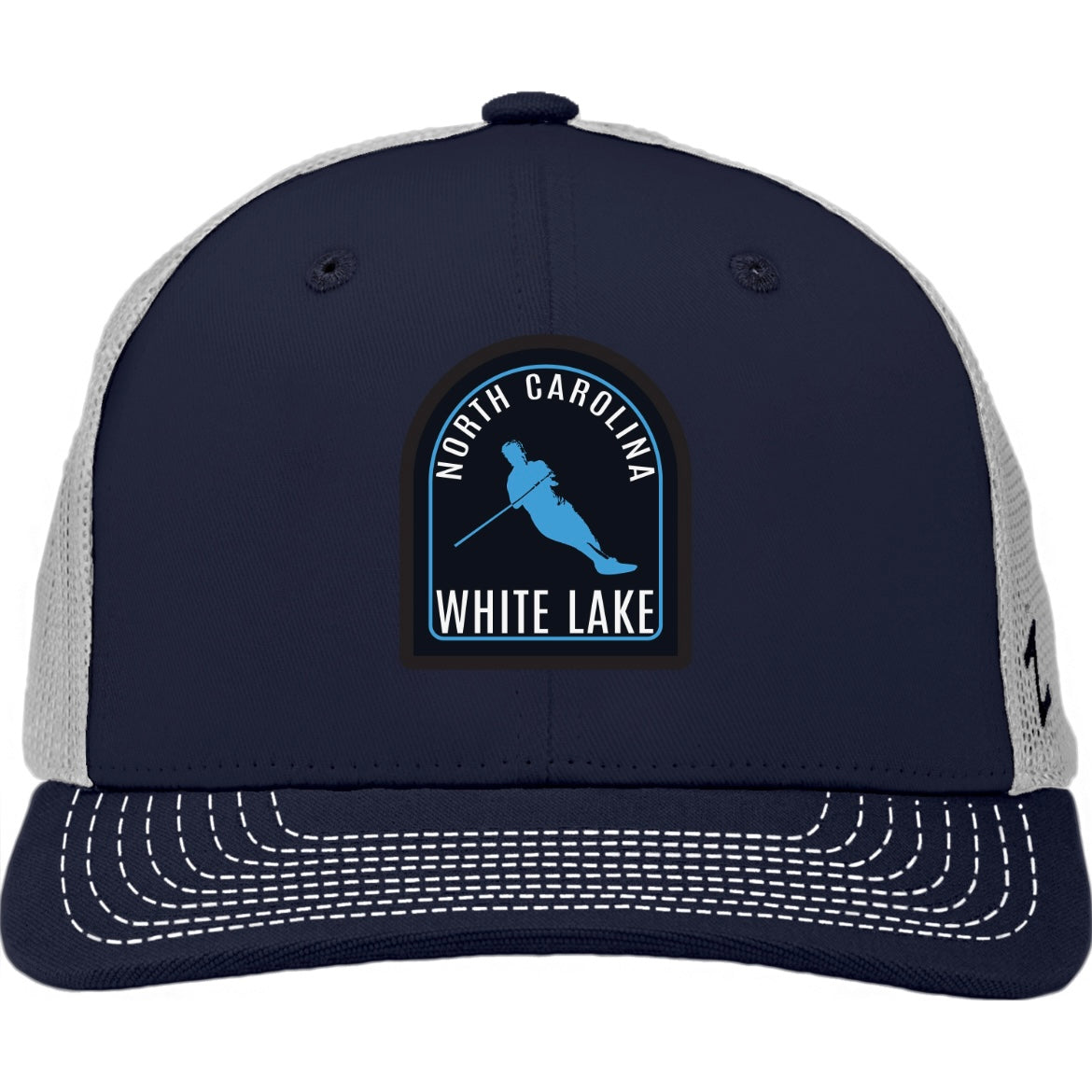 White Lake Hat - Blue Door w/Skier