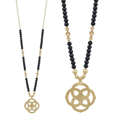 Baker Black Necklace