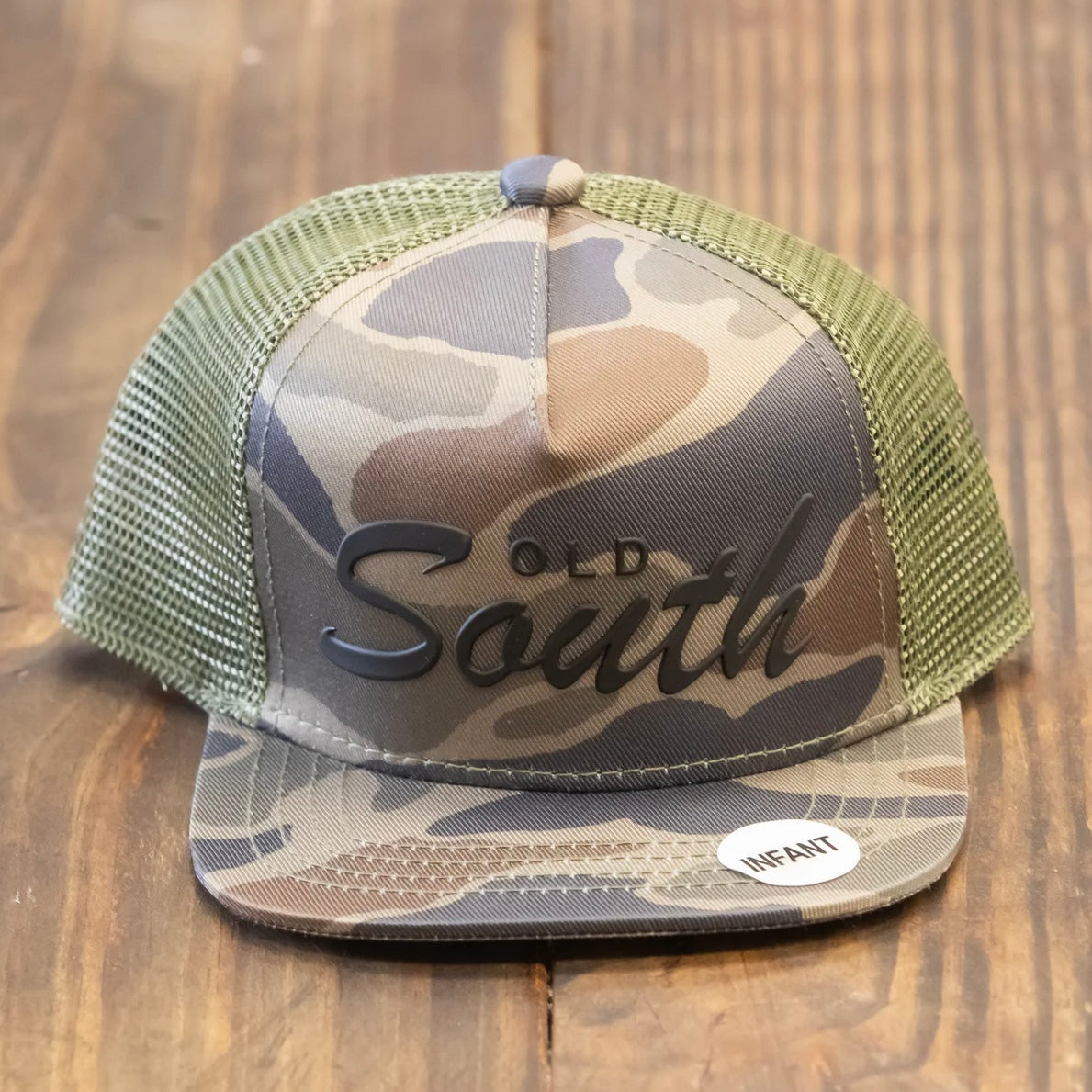 Old South Trucker Hat INFANT- Patch Thicket Camo