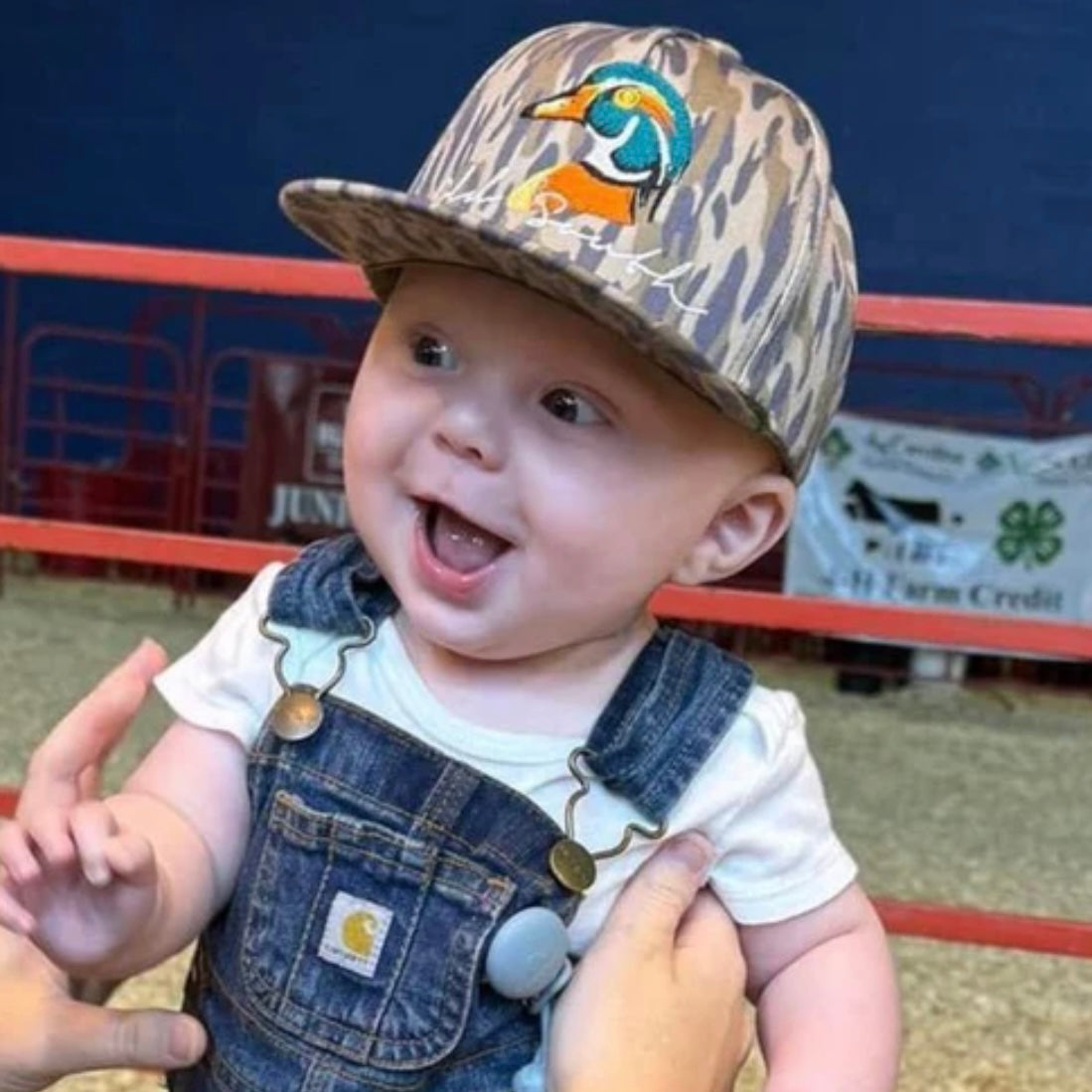 Old South Trucker Hat INFANT- Wood Duck Head Osland Camo