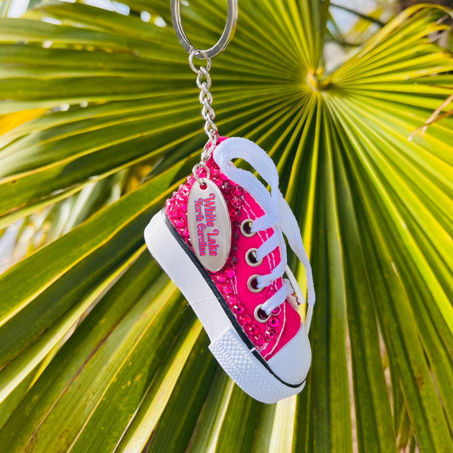 White Lake Hightop Shoe Keychain