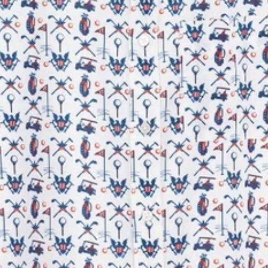 Simply Southern Men’s Button Down - Coastal Golf
