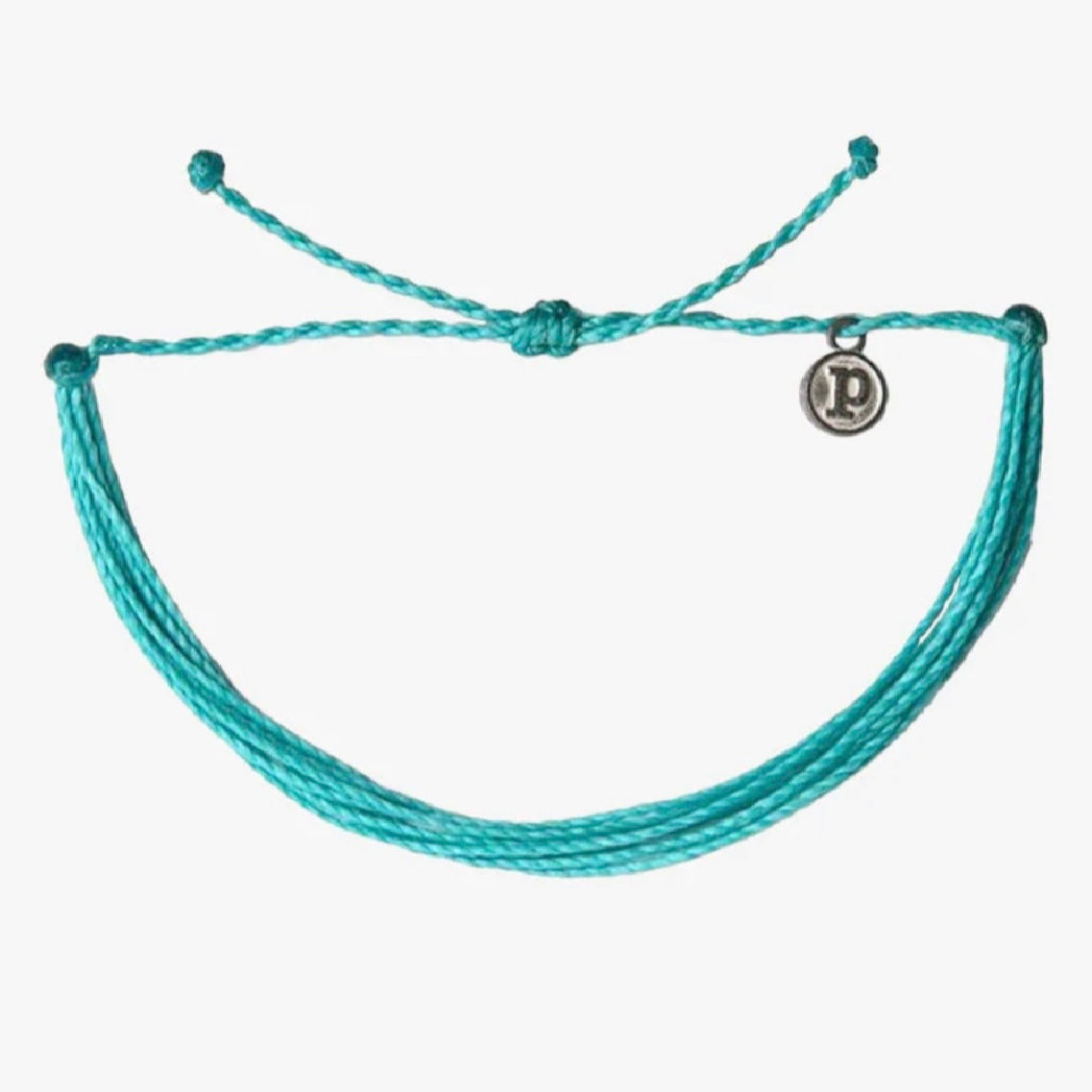 Pura Vida Solid Original Bracelet - Pacific Blue