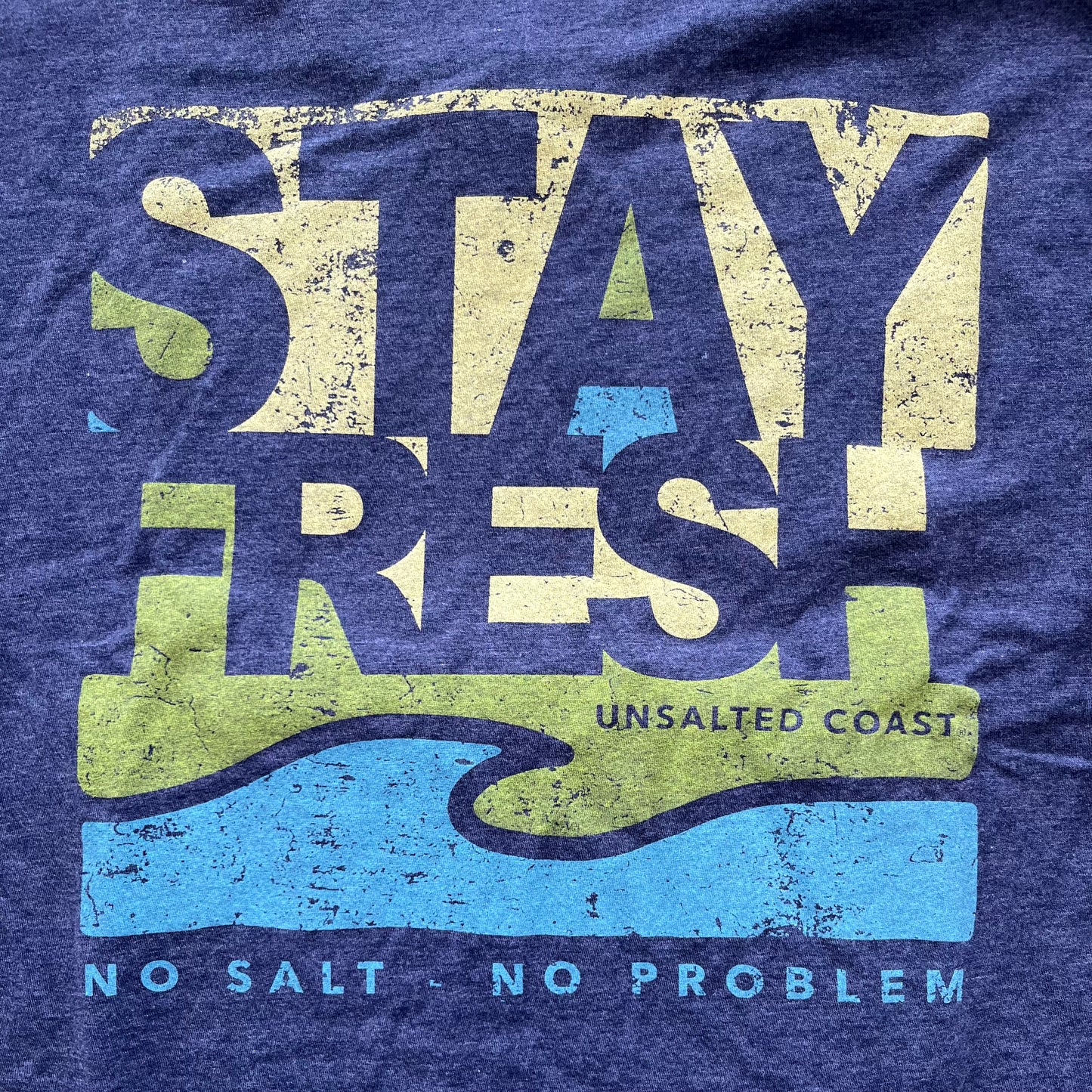 Stay Fresh Navy Long Sleeve Tee