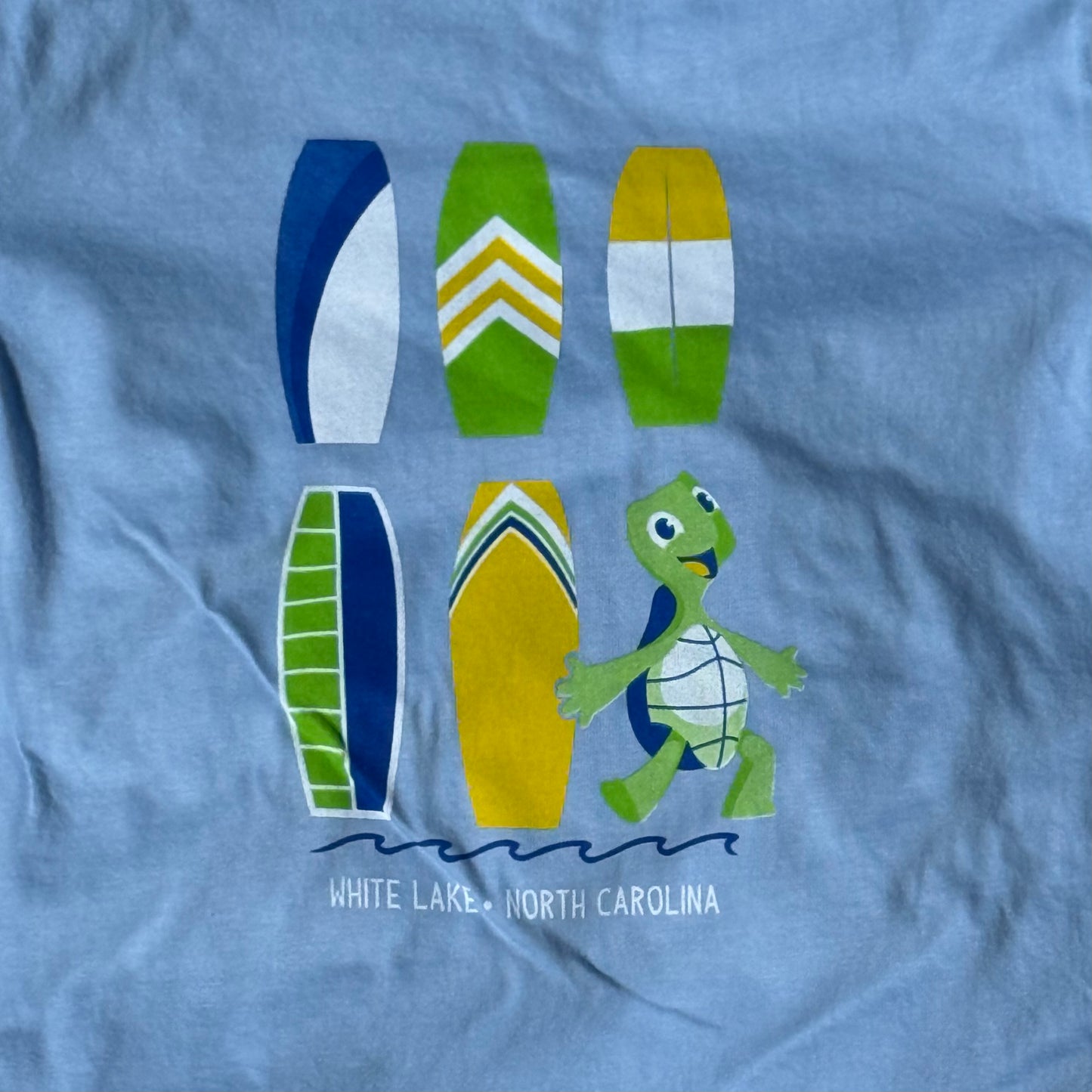 White Lake "Wakeboard & Splash" Tee Youth - Blue