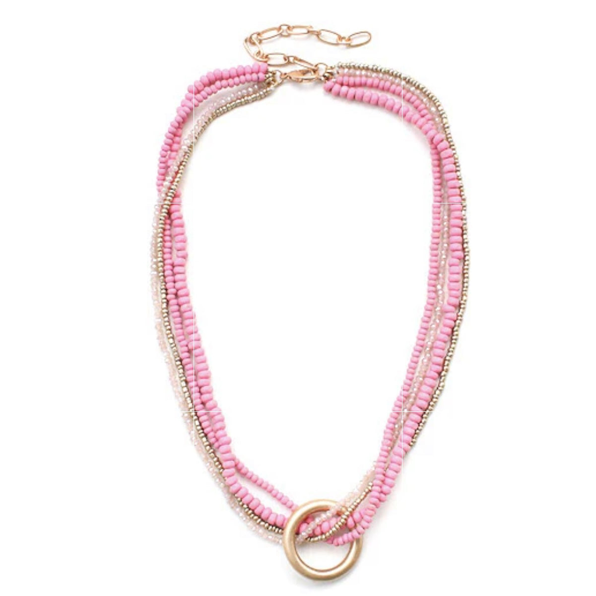 Blaine Pink Necklace