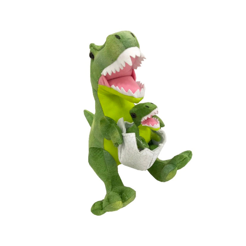 Plush Dino w/baby