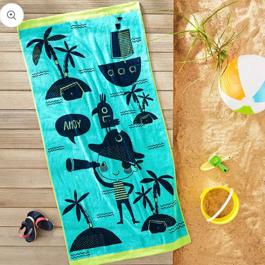 Kids Beach Towel - Captain