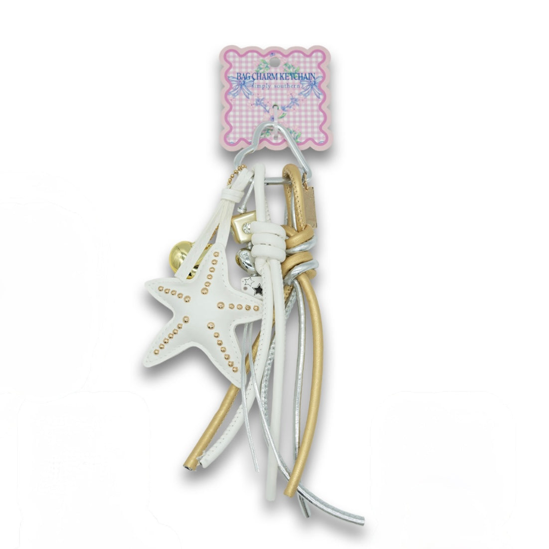 Simply Southern Bag Charm - White Star