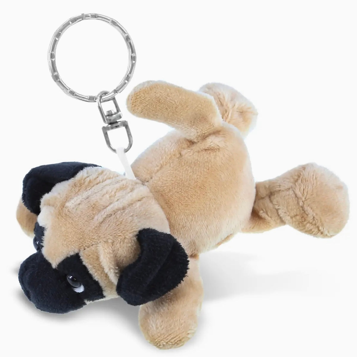 Plush Keychain - Pug Dog