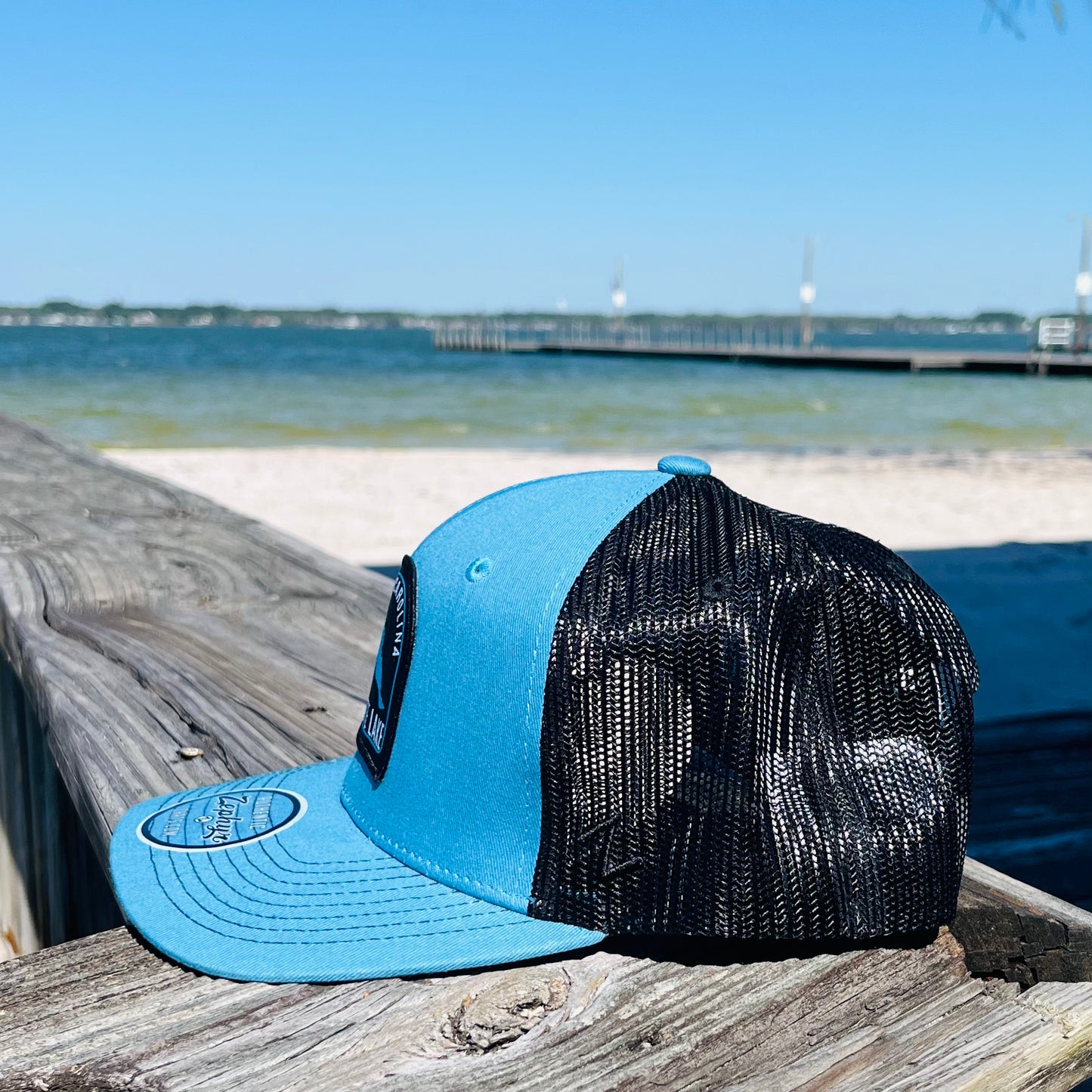 White Lake Hat - Blue Door w/Skier