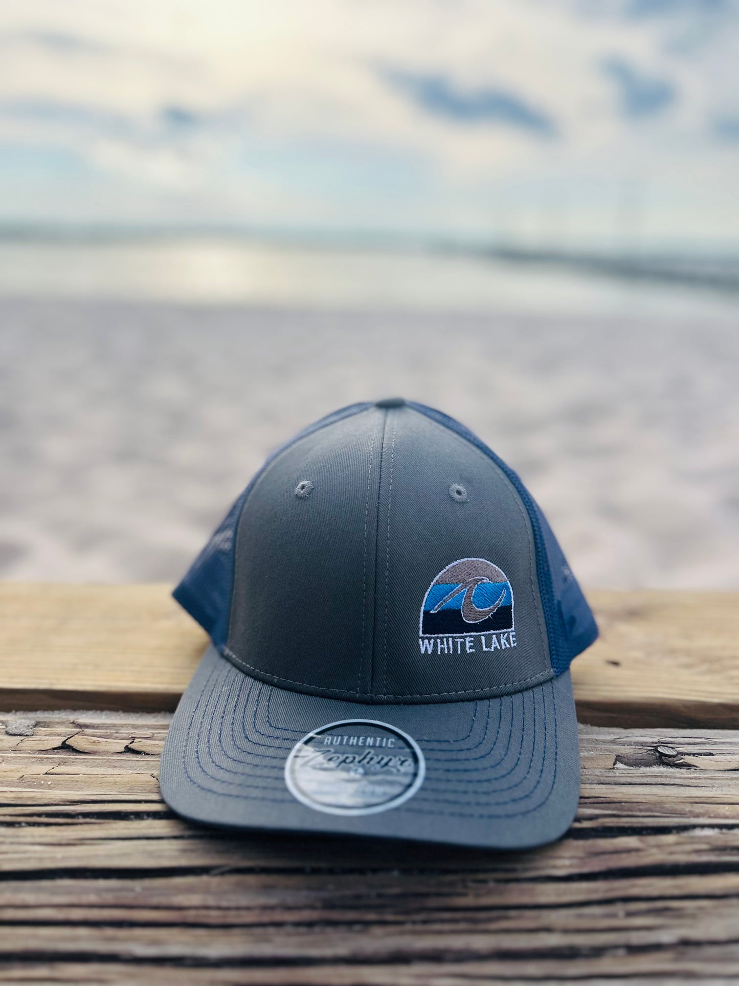 White Lake Hat - Wave Gray/Navy