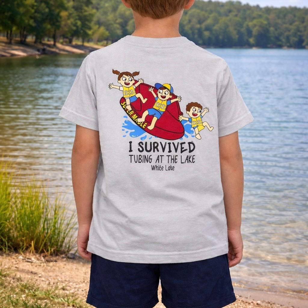 White Lake Youth Tee - Survived Tubing