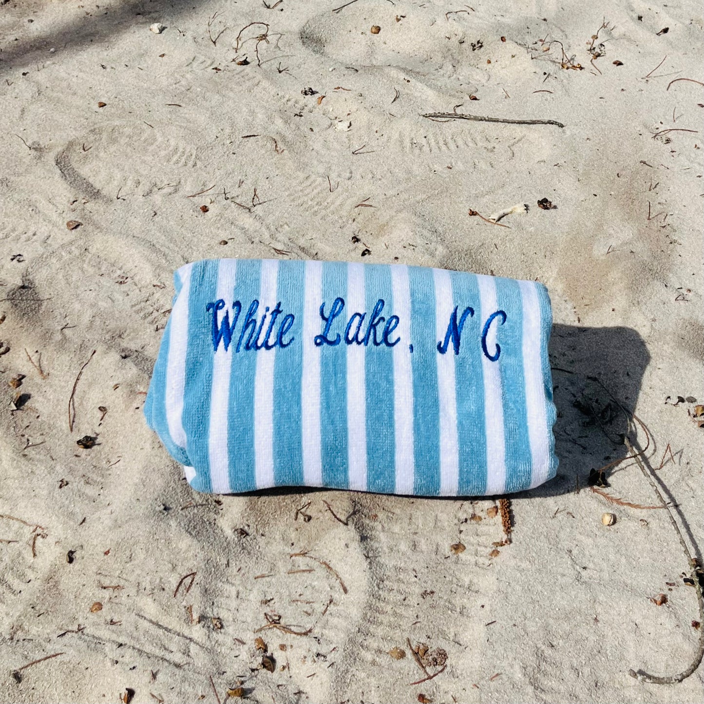 White Lake Monogrammed Towels
