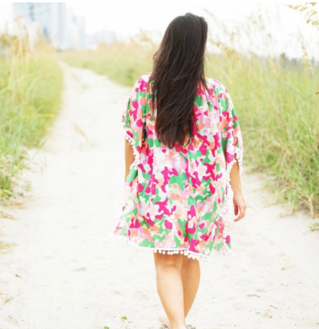 Tootie Fruity Pom-Pom Cover Up