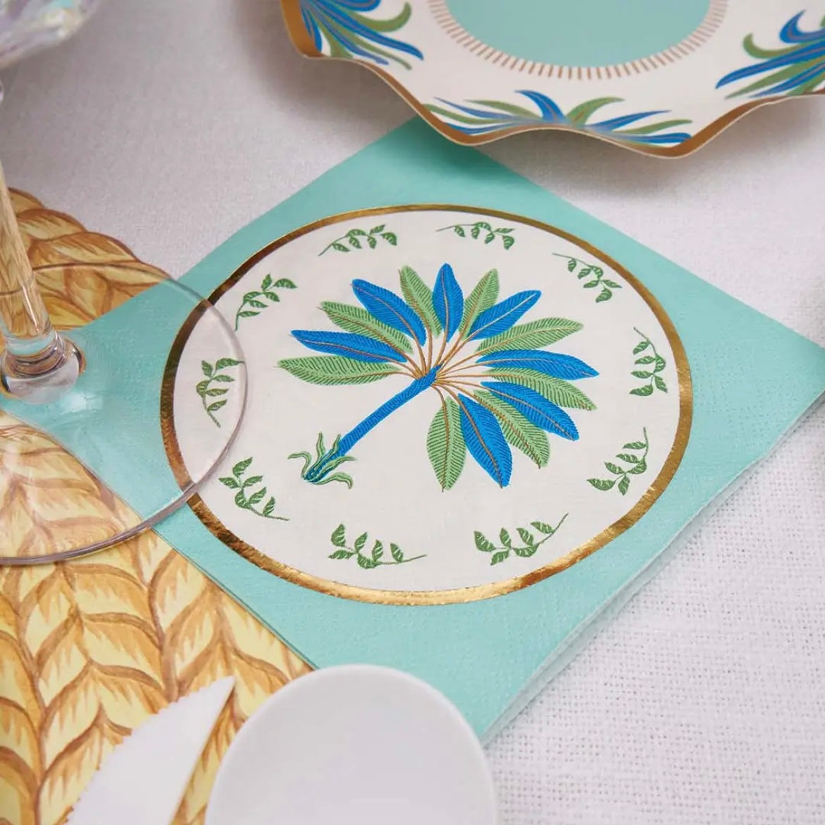 Preppy Palm Cocktail Napkins