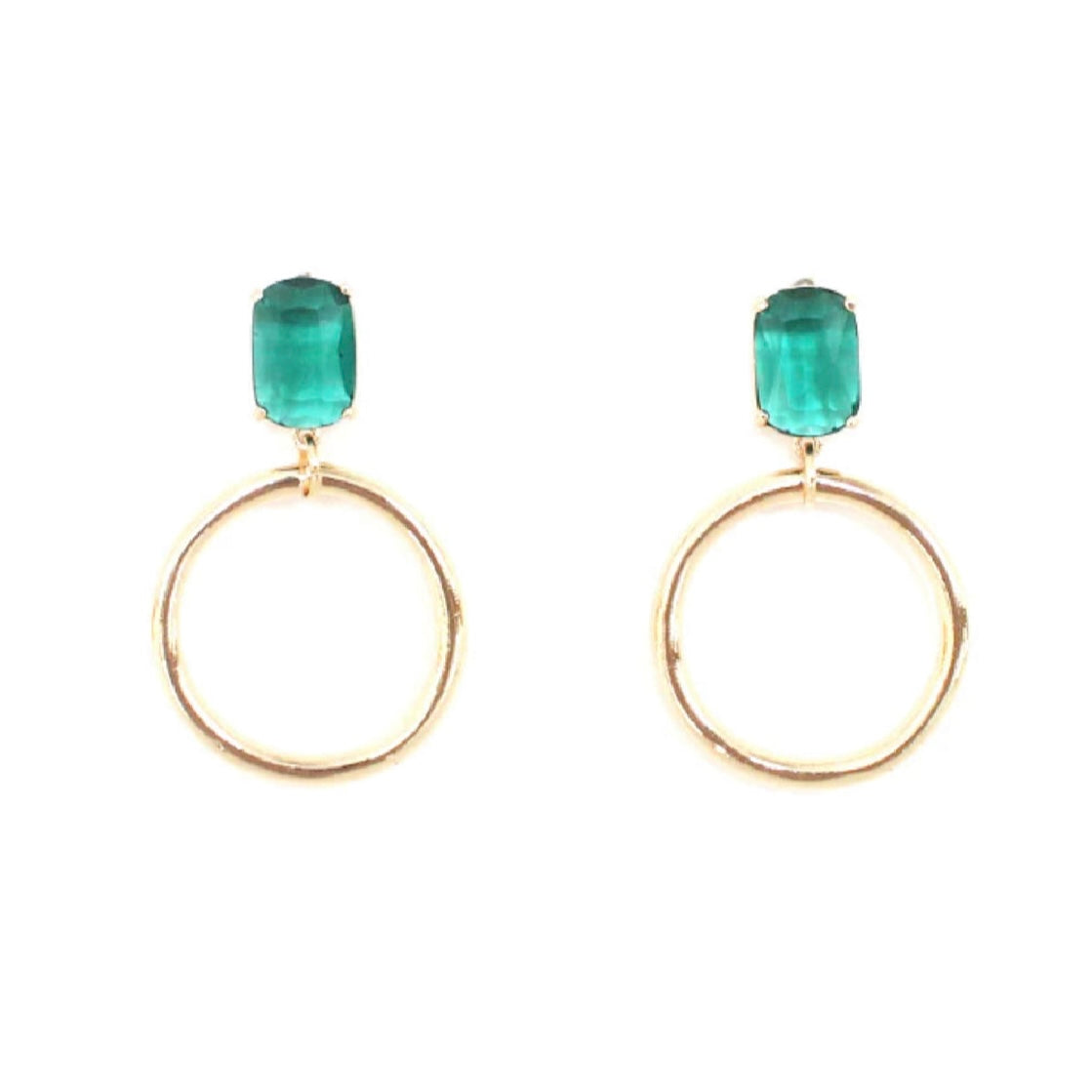 Peppy Emerald Earrings