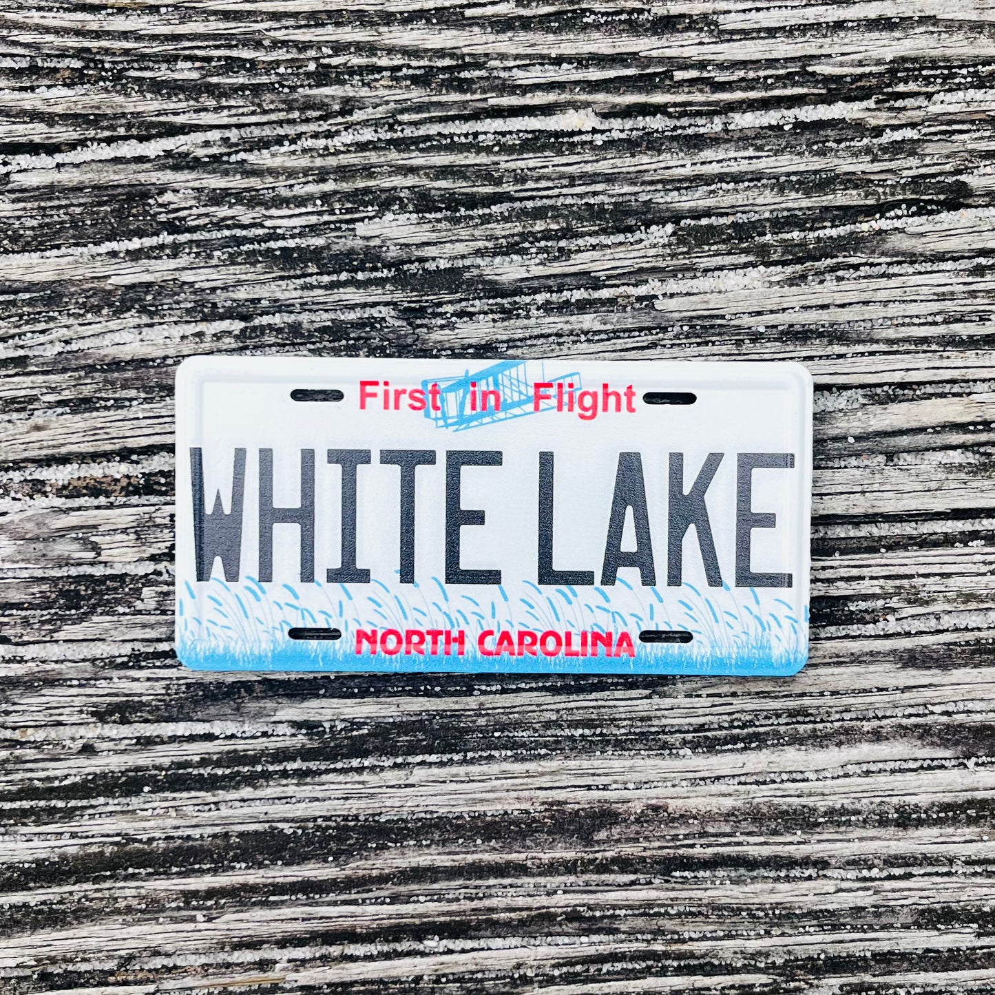 White Lake Magnet - License Plate