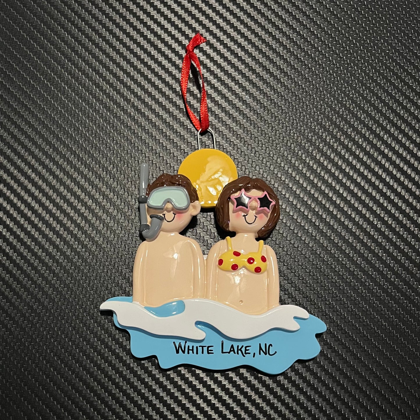 White Lake Ornament - At The Beach
