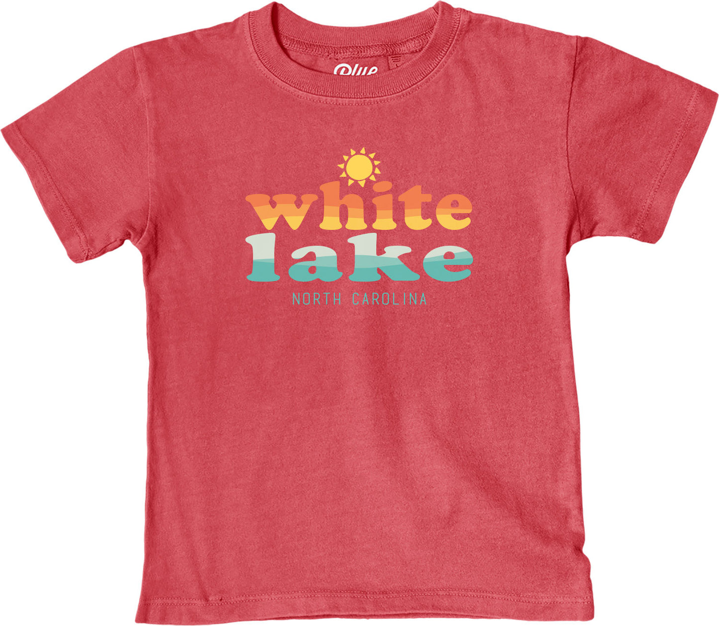 White Lake Tee Toddler - TriFlo Papaya