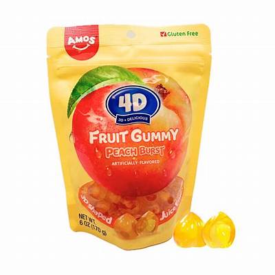4D Fruit Gummy Peach Burst