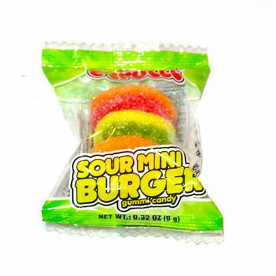 Sour Mini Burger Gummi