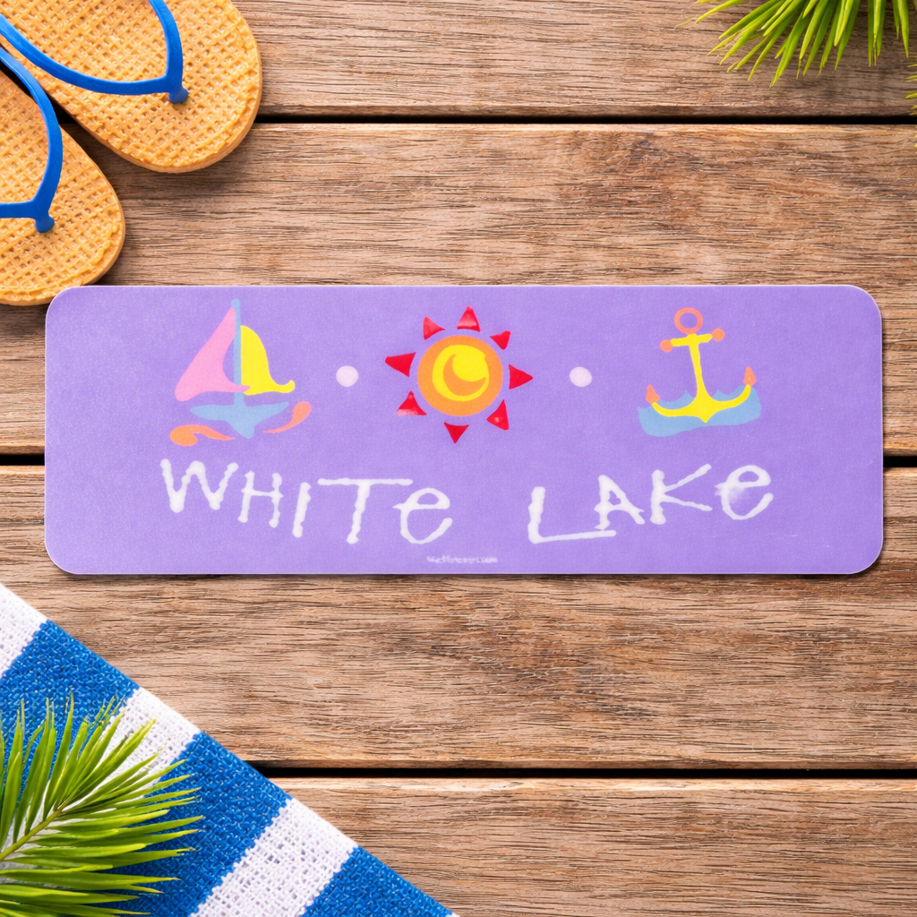 White Lake Sticker - Boondoggle