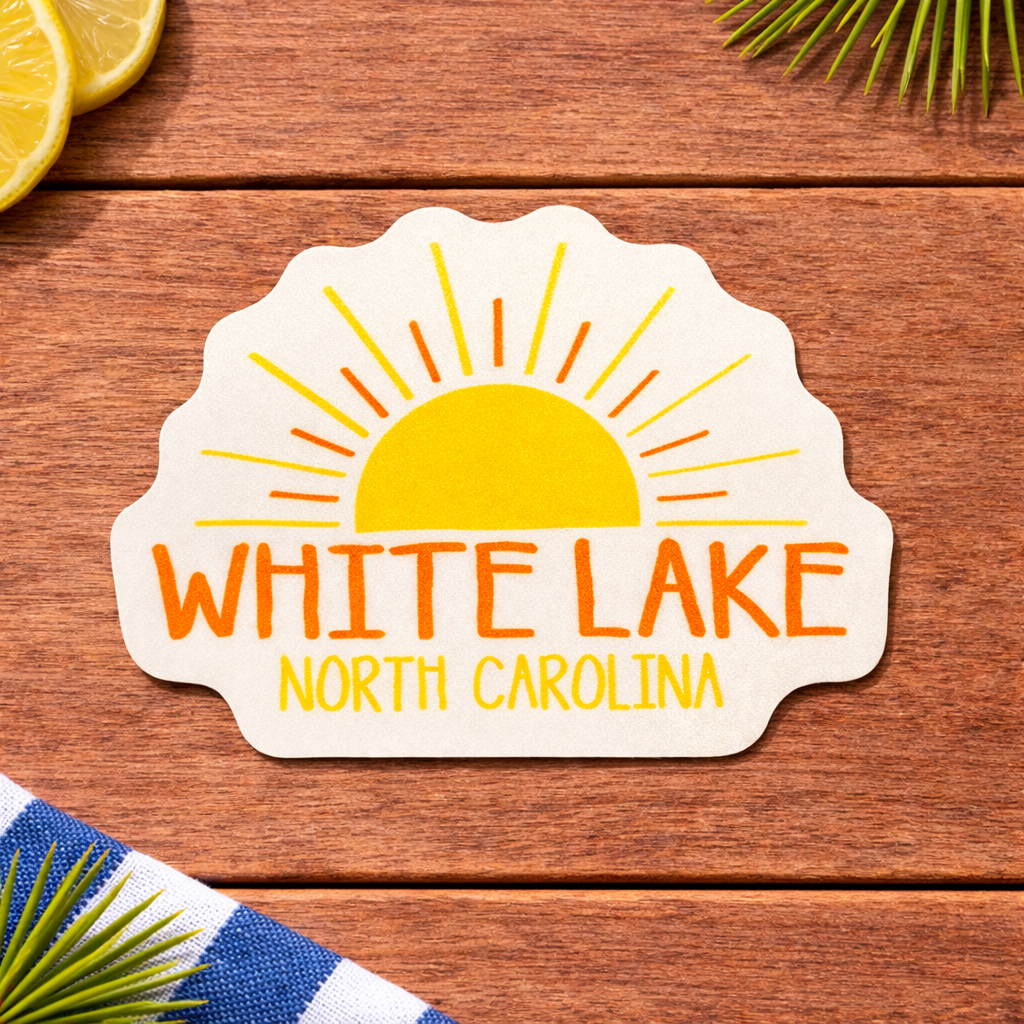 White Lake Sticker - Summer Day