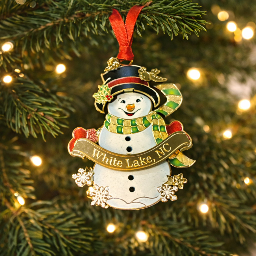 White Lake Ornament - Classic Snowman