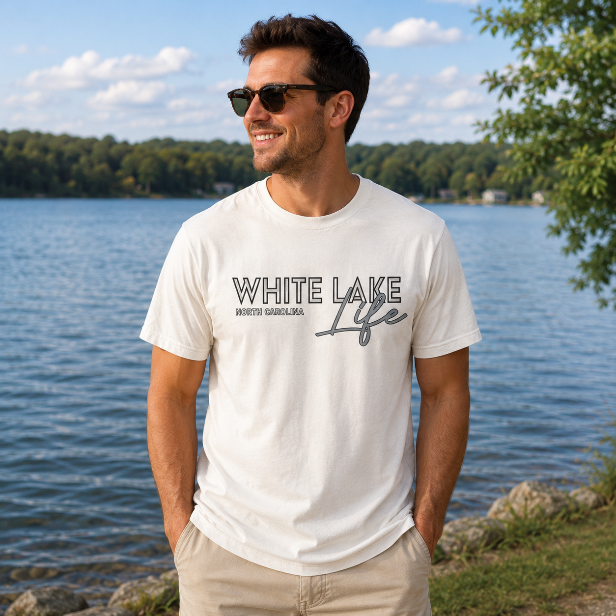 White Lake Tee - White Lake Life White