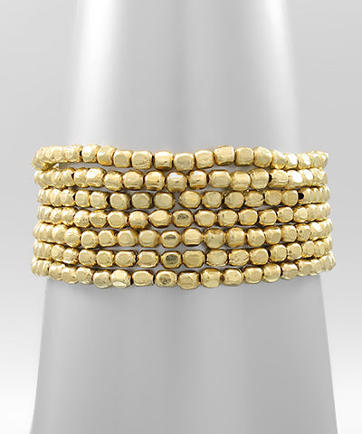 GS 7 Row Metal Bracelet