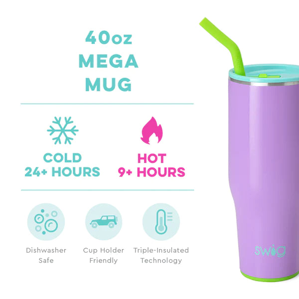 Swig Ultra Violet Mega Mug 40oz
